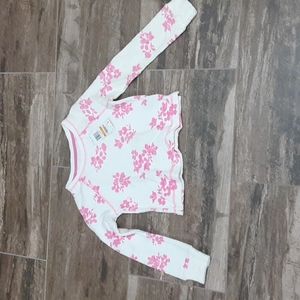 Girls size small white and pink epic threads top nwt
